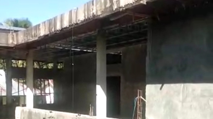 Inilah kondisi gedung Puskesmas Weliman yang mangkrak. Foto: Sipri Klau/JN.