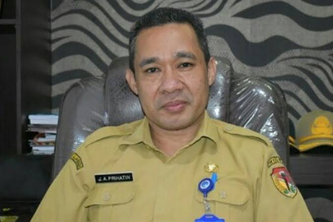 Ketua Panitia Seleksi Terbuka Jabatan Tinggi Pratama Sekretaris Daerah Kabupaten Malaka, Johanes Andes Prihatin, SE.M.Si. 