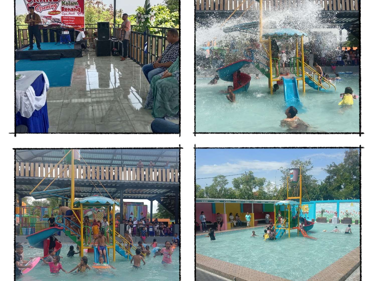 Inilah Wahana Kolam Renang Opa Meak di Desa Noelbaki, Kecamatan Kupang Tengah, Kabupaten Kupang. Foto : Sipri Klau/JN.