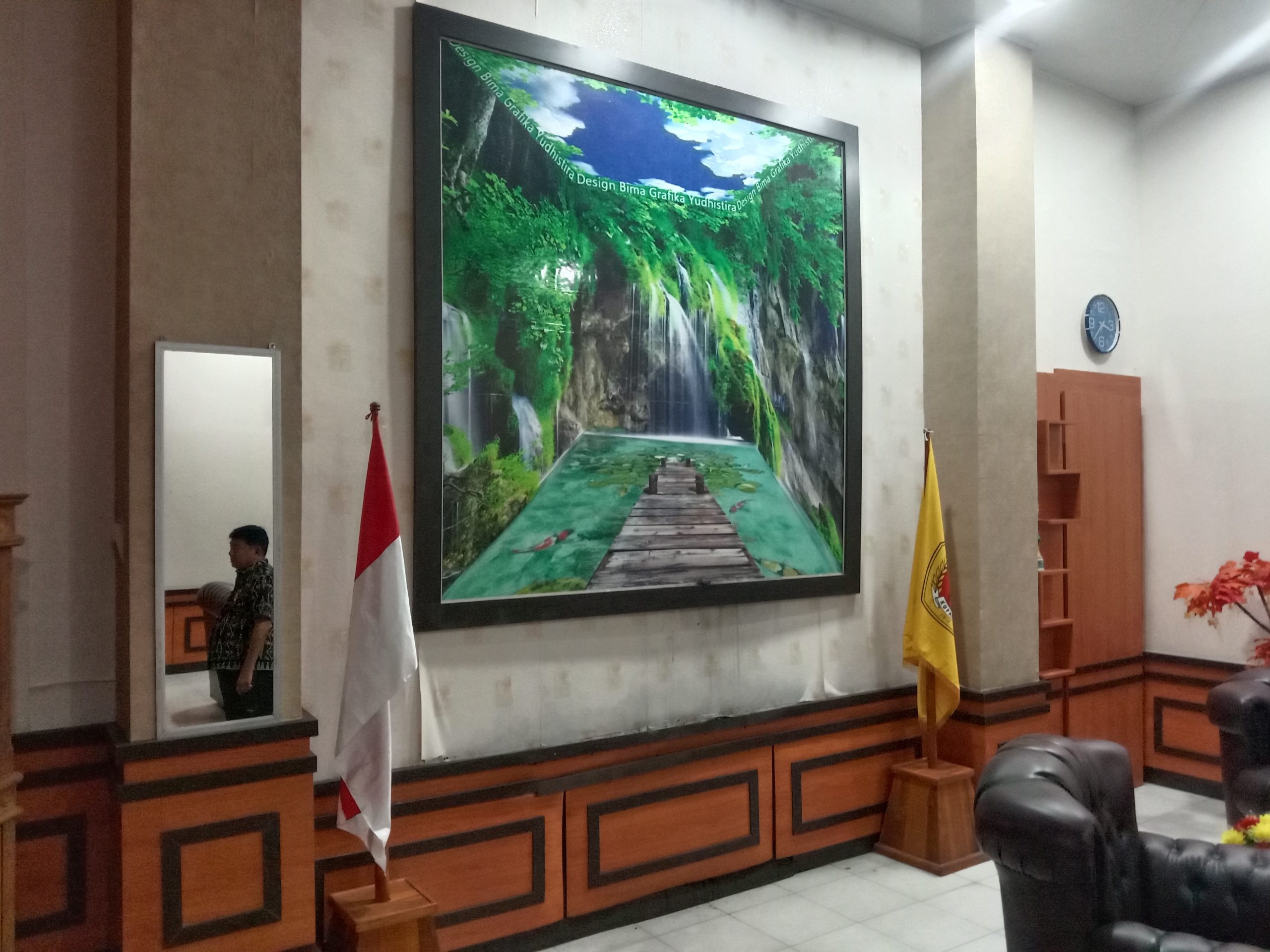 Inilah kondisi ruangan kerja Wakil Bupati Kupang, Jerry Manafe. Foto: SK/JN