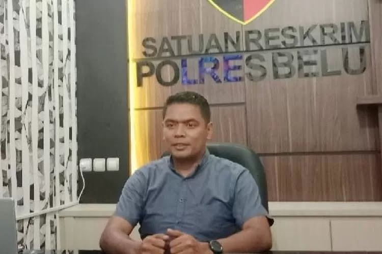 Kasat Reskrim Polres Belu, Iptu Djafar Awad Alkatari. 