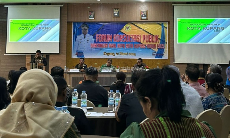 Pj. Wali Kota Buka Forum Konsultasi Publik Rancangan Awal RKPD Tahun 2025