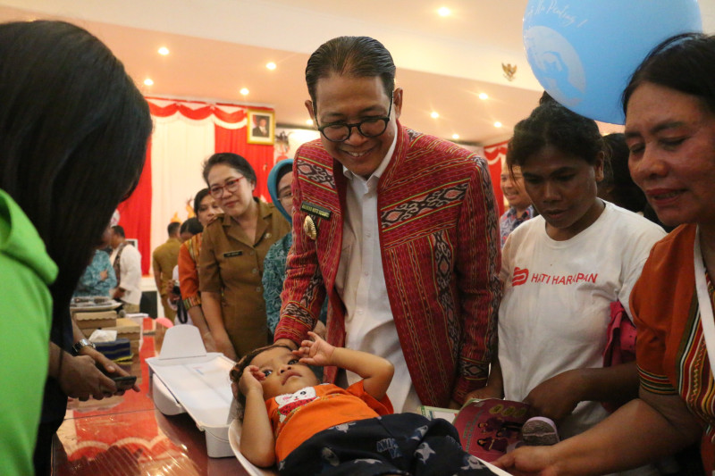 Cegah stunting, Pj. Gubernur Andriko Gelar Pemberian Makan bergizi bagi 200 Anak Asuh