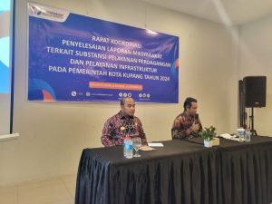 Ombudsman Gelar Rakor Penyelesaian Laporan Masyarakat Bersama Pemkot Kupang