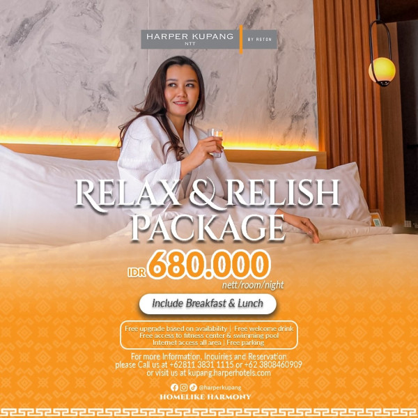 Harper Kupang Tawarkan Paket Relax & Relish Untuk Liburan Nyaman di Kupang