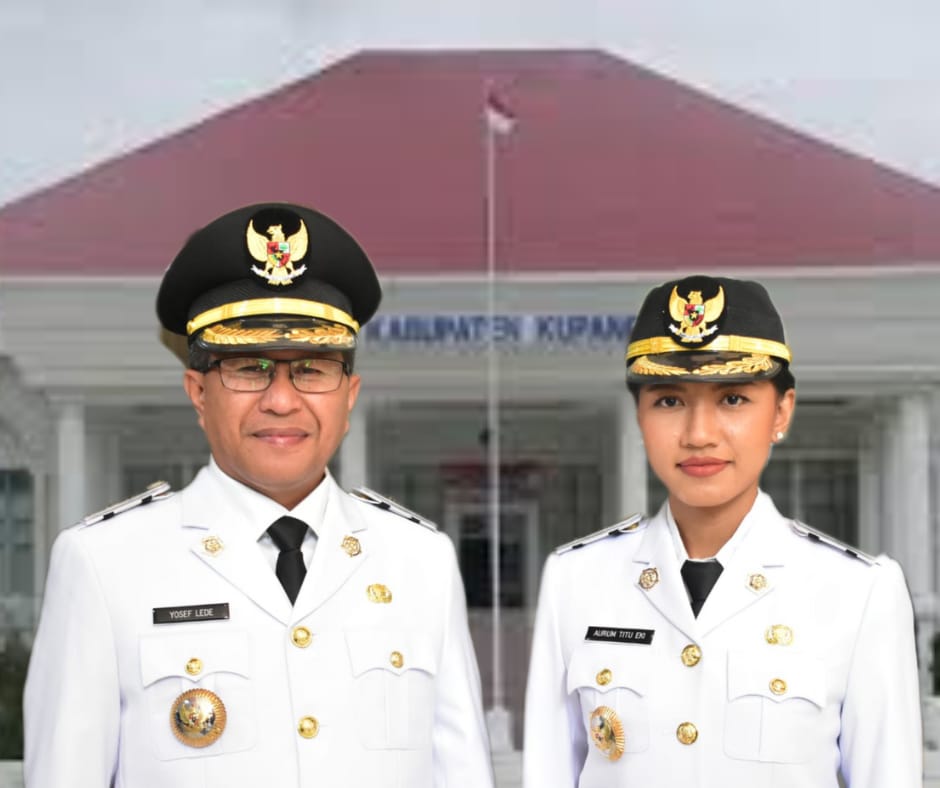 Bupati dan Wakil Bupati Kupang, Yosef Lede, SH - Aurum Obe Titu Eki, S.Ars.,M.Ars