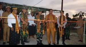 TNI-AD Bekerja sama Dengan BNPB Kabupaten Nagekeo Bangun Sumur Bor