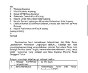 Kasus Hantavirus: Warga Kota Kupang Terinfeksi Didiagnosis Positif di Salatiga