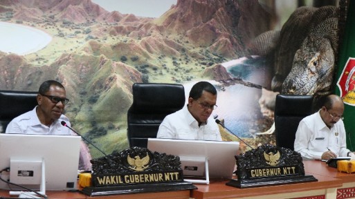 Gubernur NTT Pimpin Rapat Persiapan Tour De EnTeTe