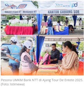 Pesona UMKM Bank NTT di Ajang Tour De Entete 2025