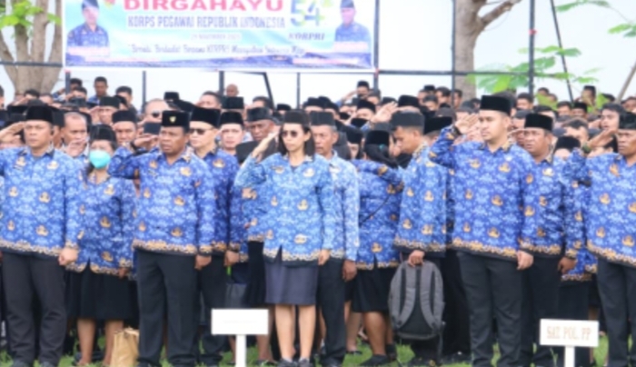 Gubernur Melki Laka Lena Pimpin Upacara HUT KORPRI ke-54 Tahun Tingkat Provinsi NTT