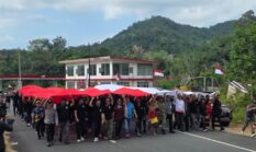 BAIS TNI Kibarkan 5.000 Bendera Merah Putih di Perbatasan Kalbar, Tegaskan Kedaulatan dari “Beranda Negeri ” 